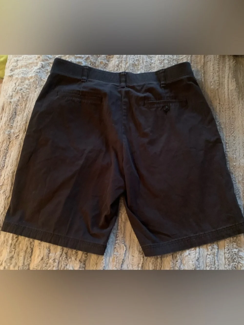 Lee Extreme Comfort Men's Classic Cotton Shorts - Black, size 38 - Picture 3 of 3